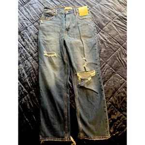 Abercrombie Ankle Straight Jeans- New